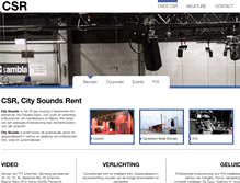 Tablet Screenshot of citysoundsrent.be